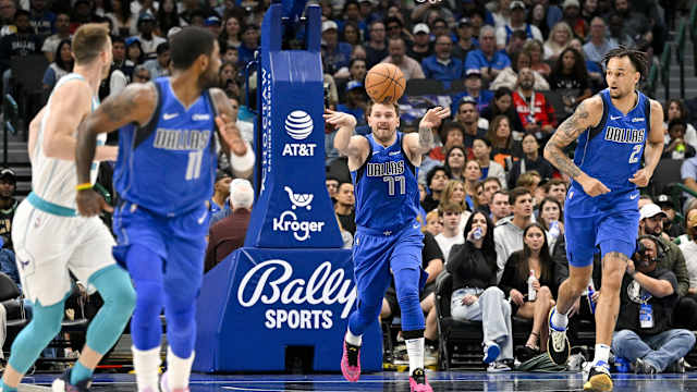 Luka Doncic, Kyrie Irving, Dereck Lively II, Dallas Mavericks